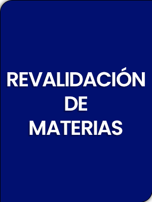 Revalidación de materias